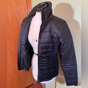 Women’s M North Face Puffer - collared with cinched waist -NEW